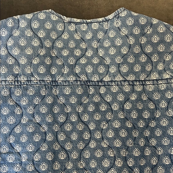 Levi's denim quilted snap jacket - Picture 8 of 10